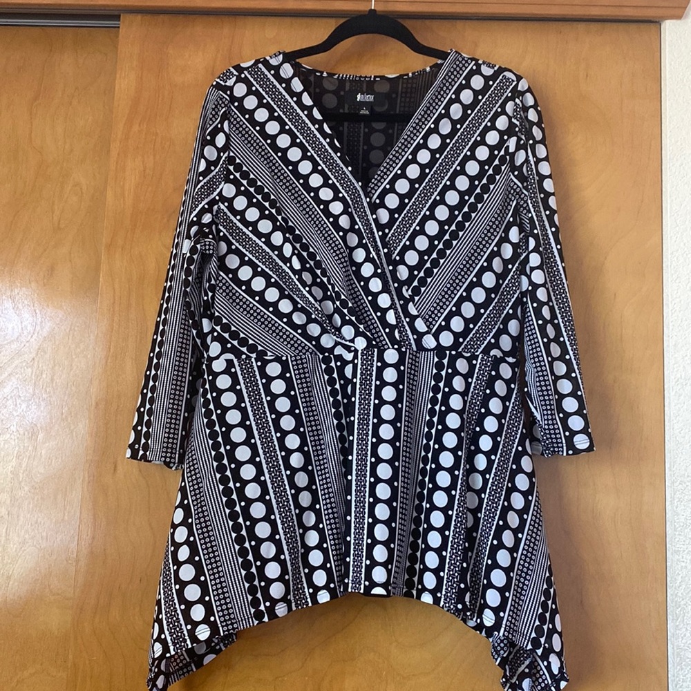Circle print Blouse